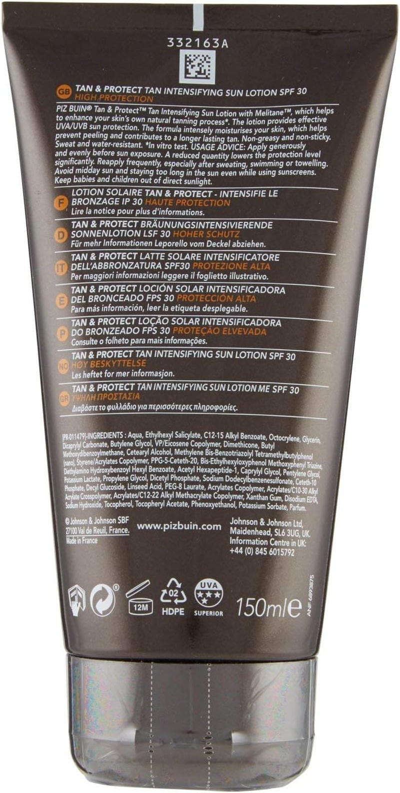PIZ BUIN &ndash; Tan & Protect Tan Intensifying Lotion SPF 30 &ndash; 150Ml image number 4