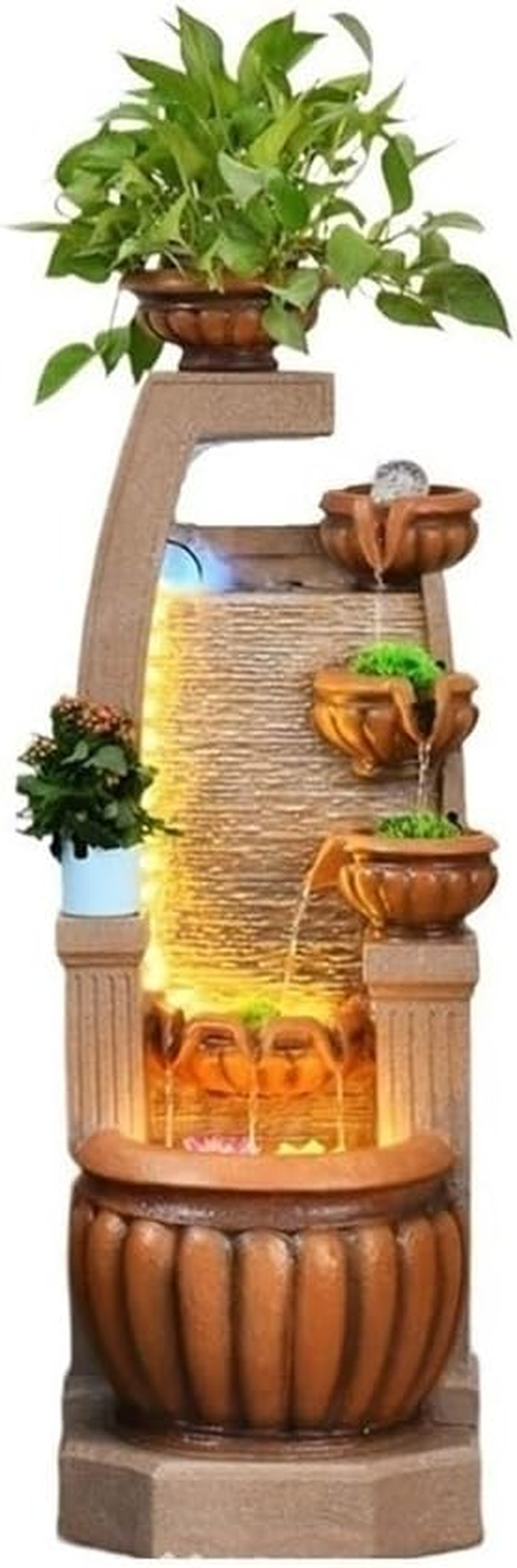 Outdoor Fountain Feng Shui Decoration Outdoor Water Fountain Household Circulating Water Attracting Wealth Floor