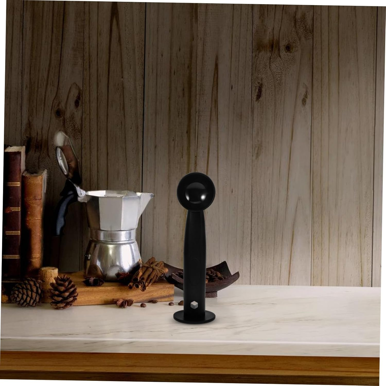 AUTSUPPL 2 in 1 Dual-Use Coffee Tamper and Tamping Spoon Multifunctional Coffee Bean Pressing Tool Suitable for Espresso and Tea Brewing image number 1