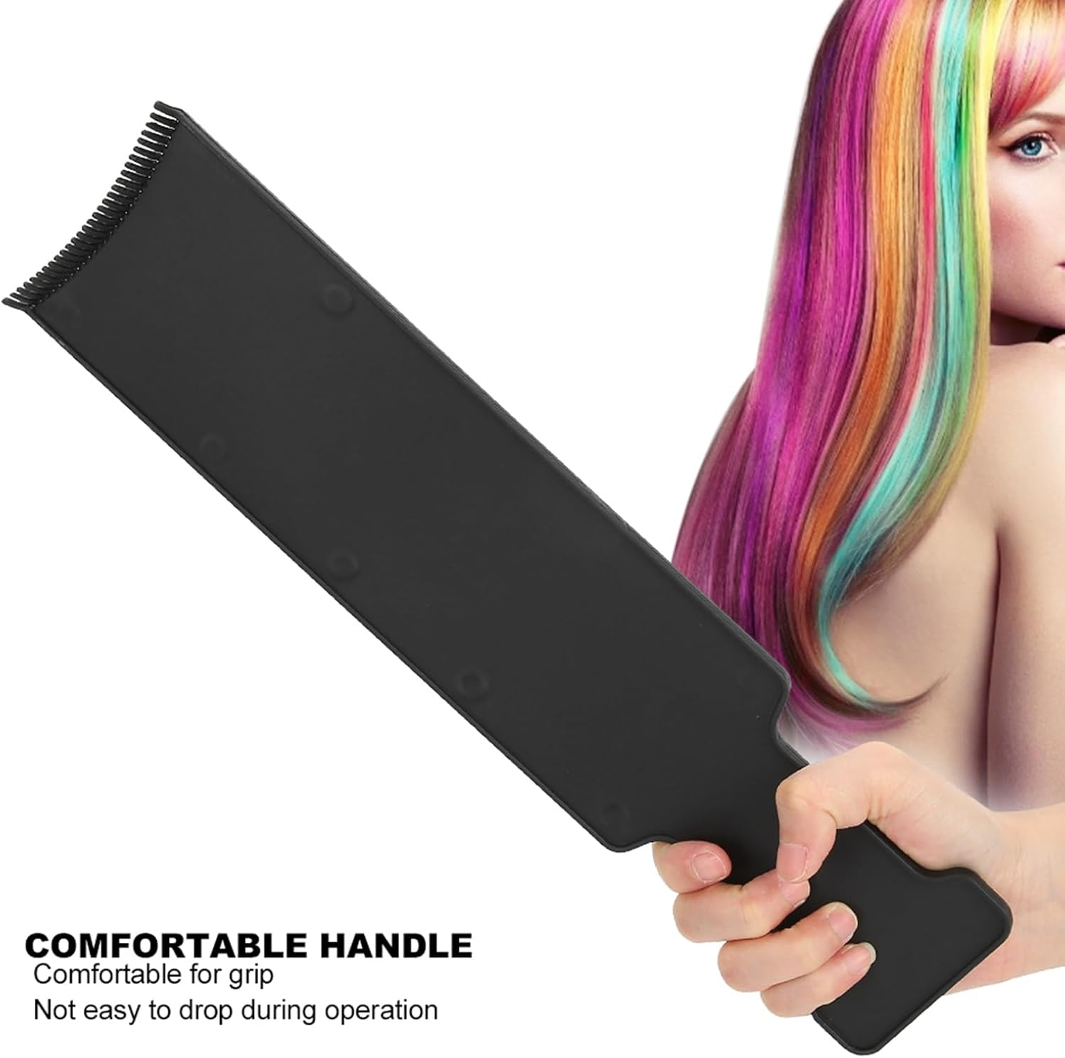 Professional Hair Color Board with round Comb Teeth, Smooth Edges and Corners for Easy, Ultra-Lightweight image number 3