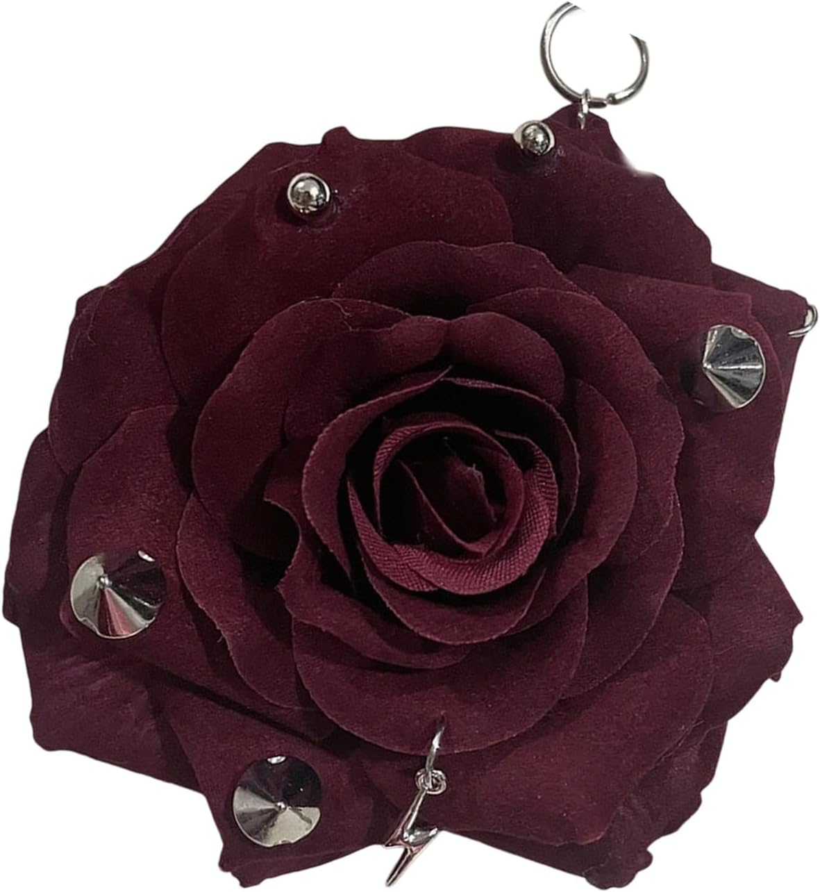 Studded Flower Keychain for Women