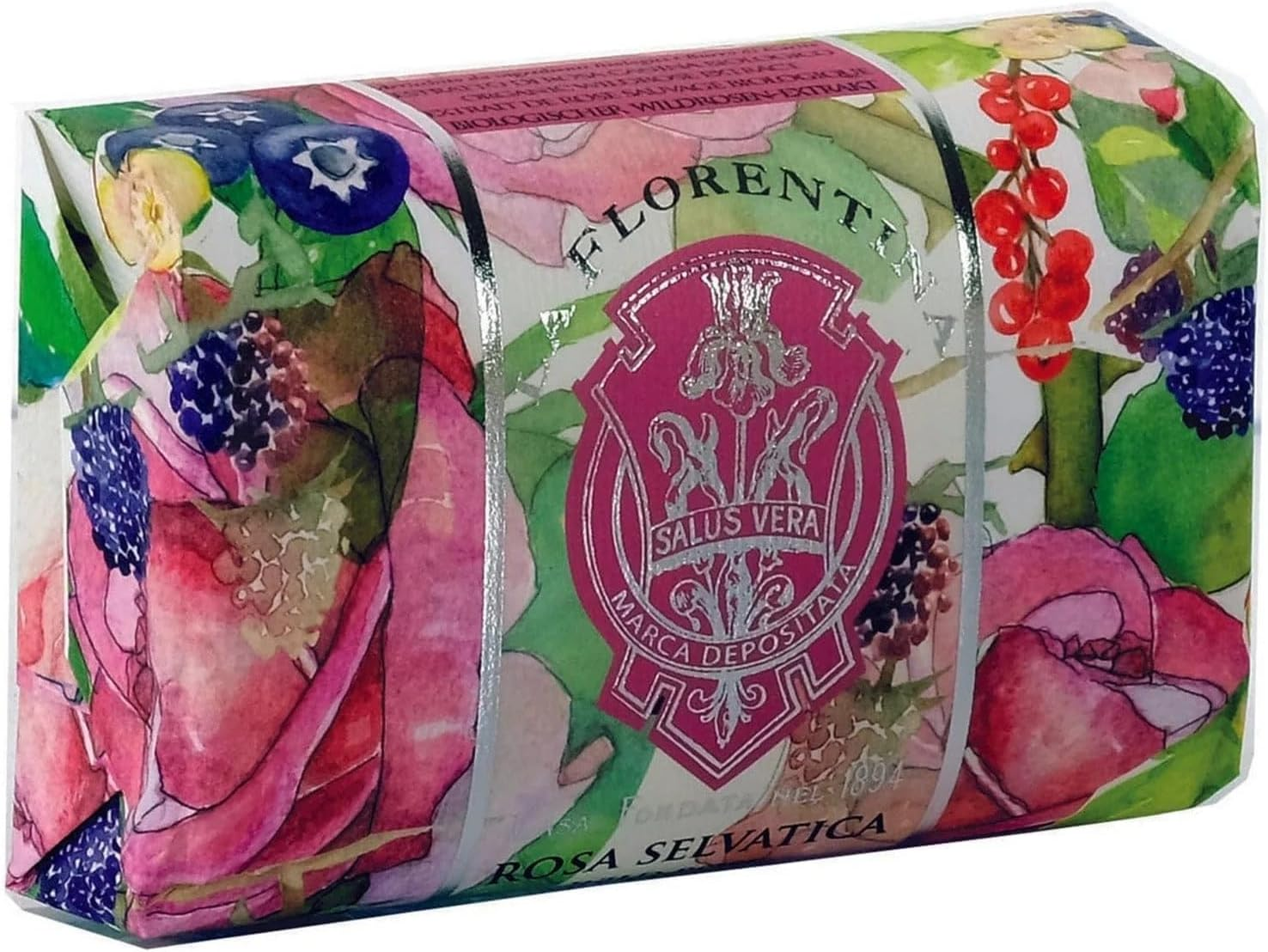 La Florentina Wild Rose Set of 3 Bars Soap 200G image number 1