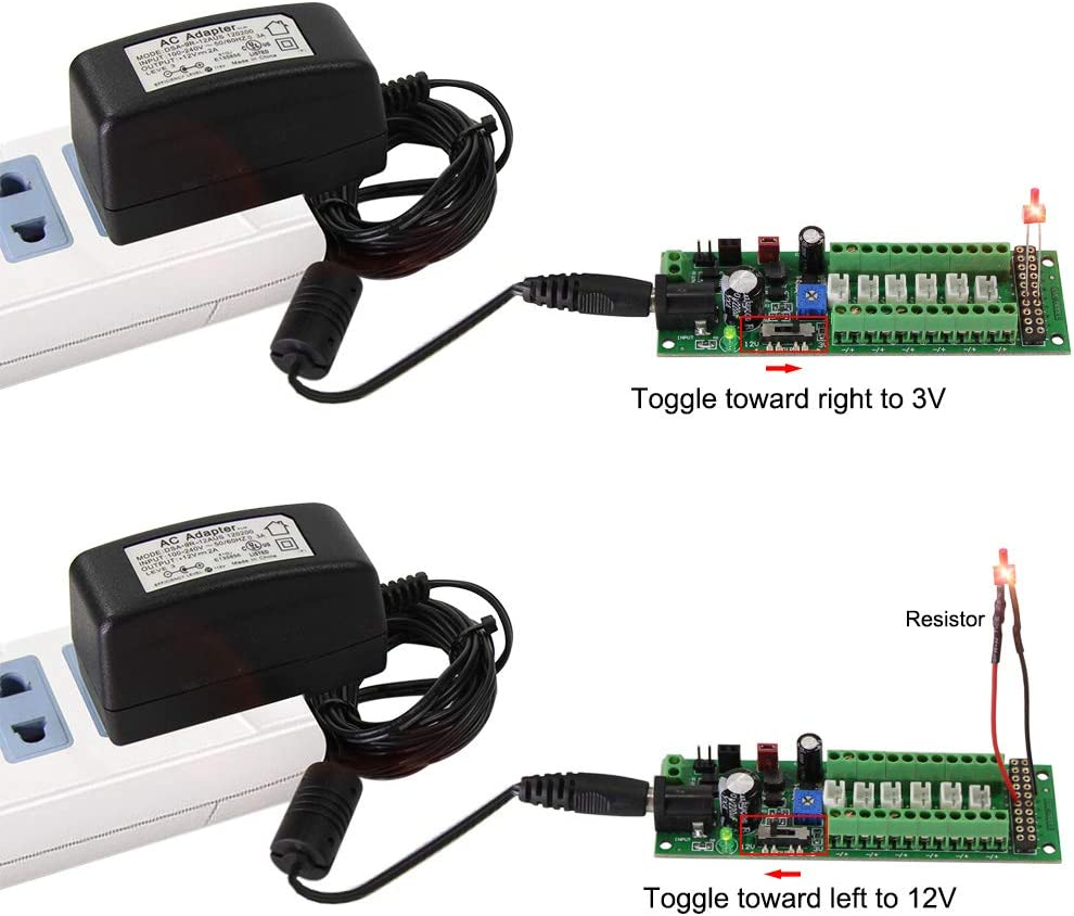 Power Distribution Board Self-Adapt Distributor HO N O LED Street Light Hub DC AC Voltage Train Power Control image number 1