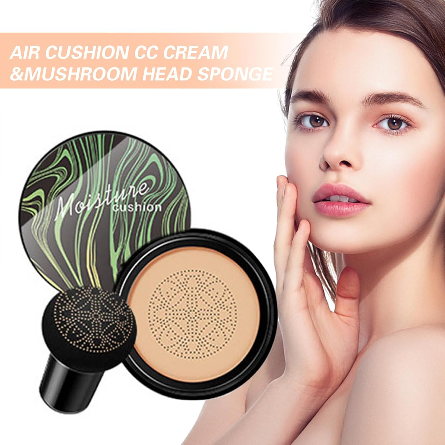 CC Cream Air Cushion Foundation Air Cushion CC Cream Air Cushion CC Cream for Natural Nude Makeup, Moisturising, Brightening Concealer Foundation