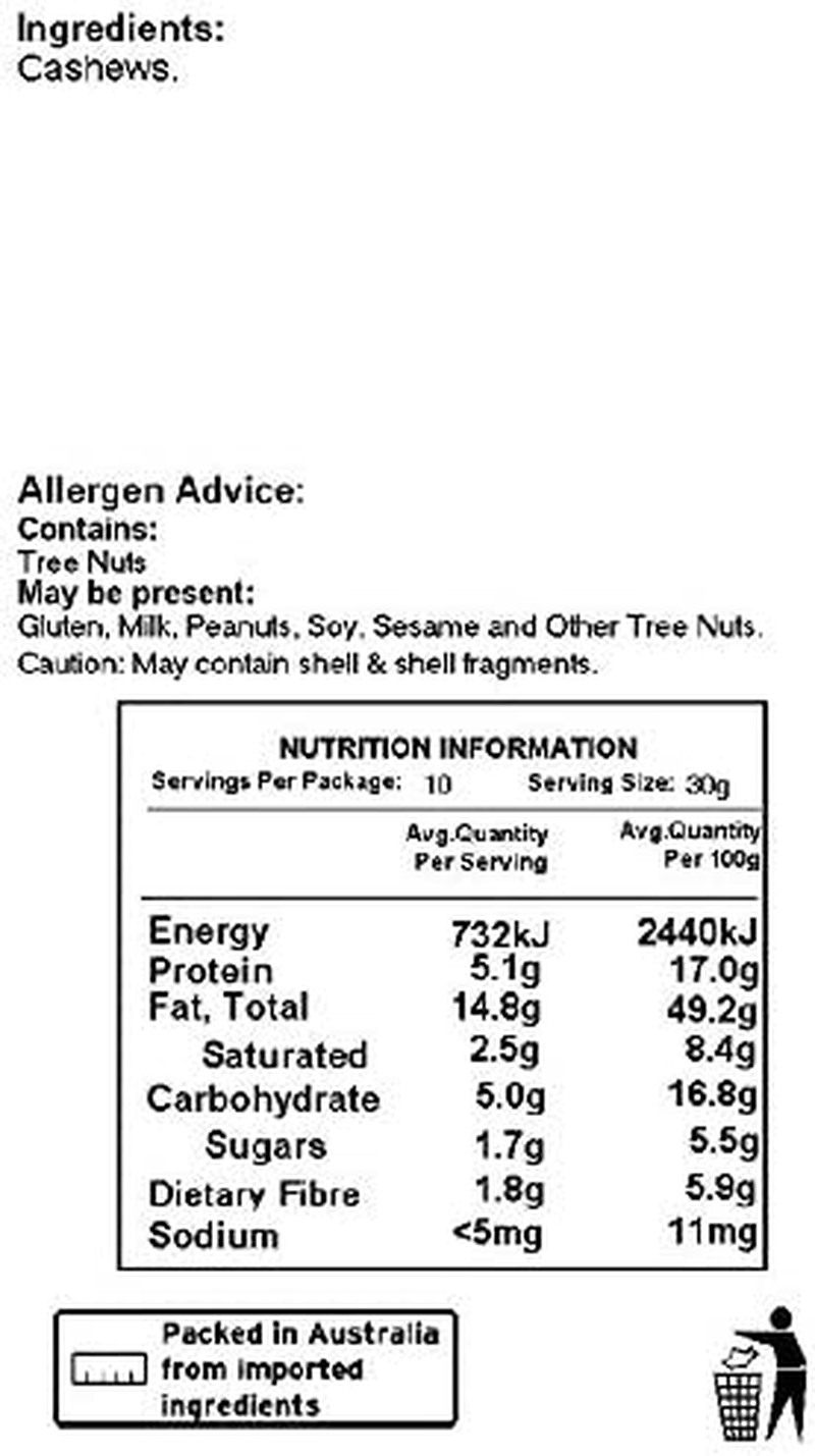 Genoa Foods Cashews Natural, 300 G, Cashews Natural image number 5