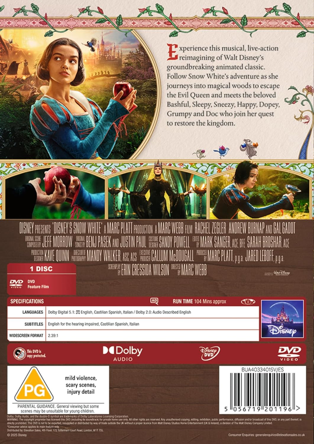 Disney'S Snow White DVD image number 1