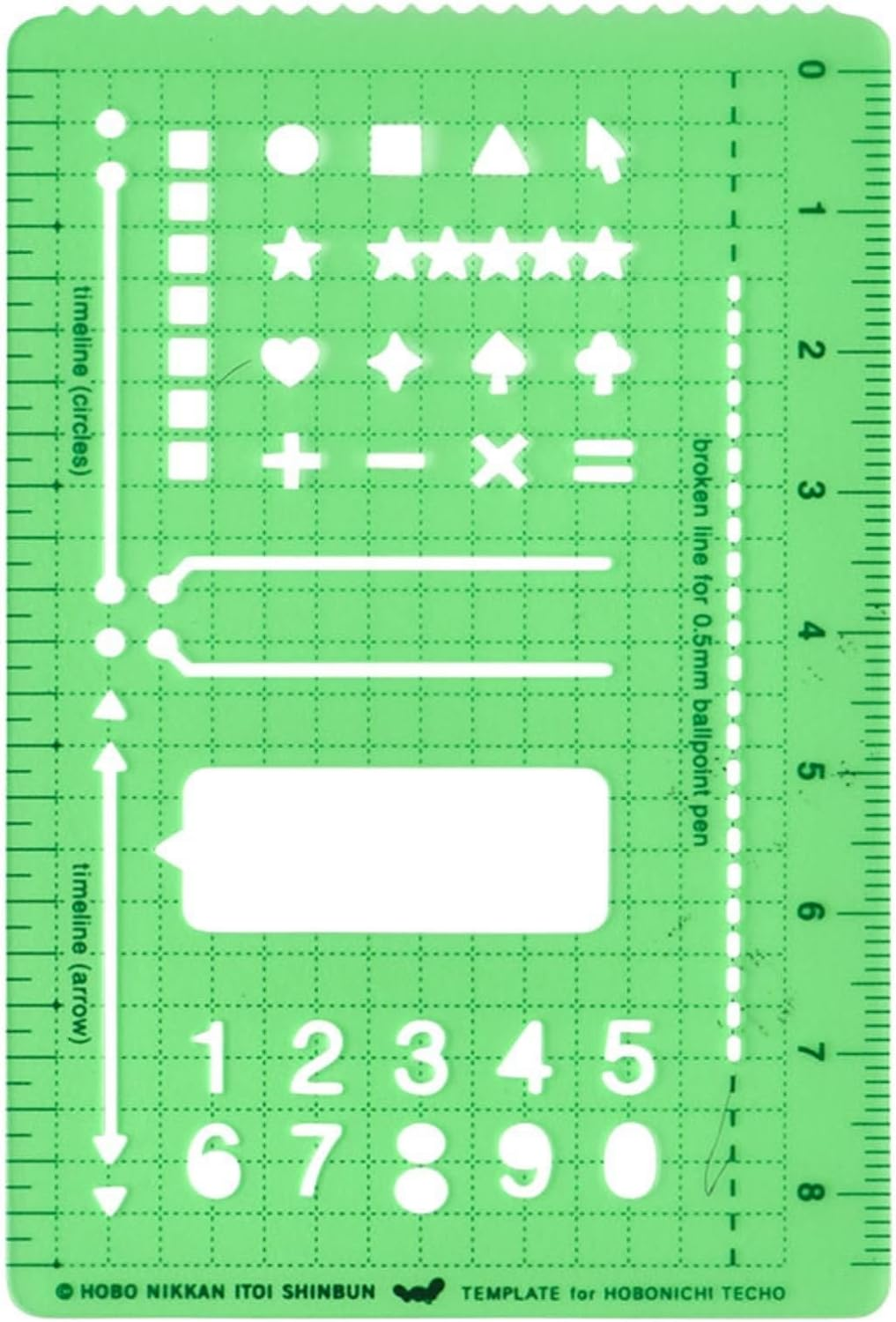 Hobonichi Template Basic Hobonichi Notebook Original Stationery Notebook Accessories, Japan Import