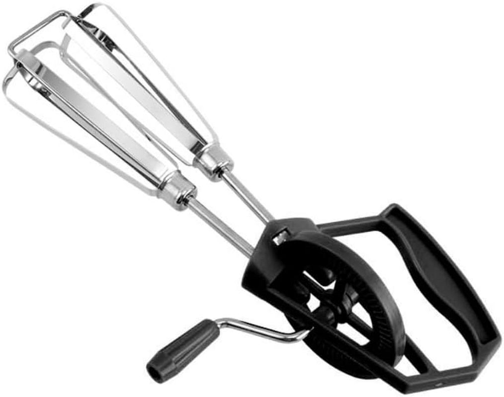 OZSTOCK Manual Hand Mixer Stainless Steel &ndash; Egg Beater & Dough Whisk with Comfort Grip Handle &ndash; Rotary Whisk Tool for Baking, Whipping Cream, Mixing Batter &ndash; 6.5X25.5Cm, No Electricity Needed (1) image number 5