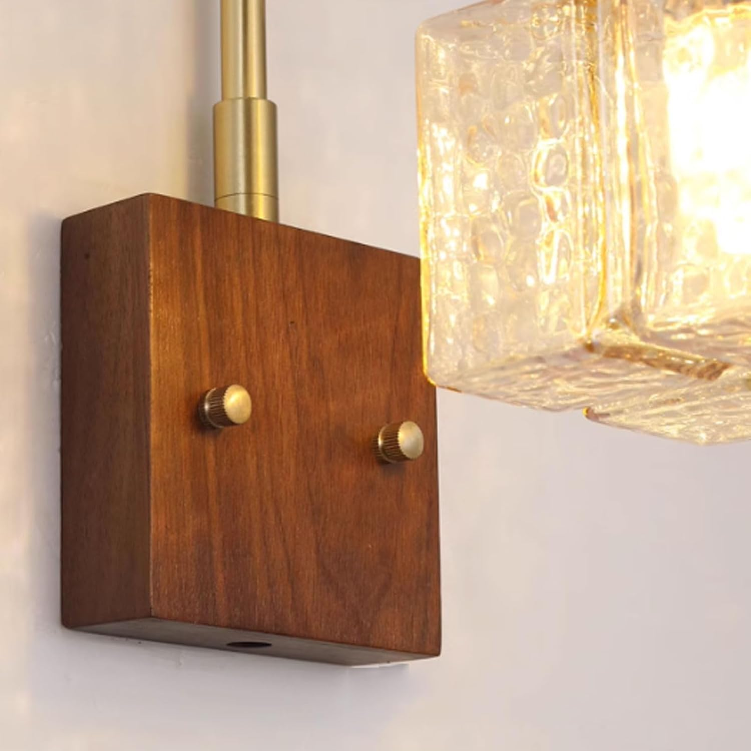 LED Wall Light Indoor Wall Lamps Wall Lamps Sconces Classical Light with Glass Lampshade for Bedside Living Room Wall Lighting image number 2