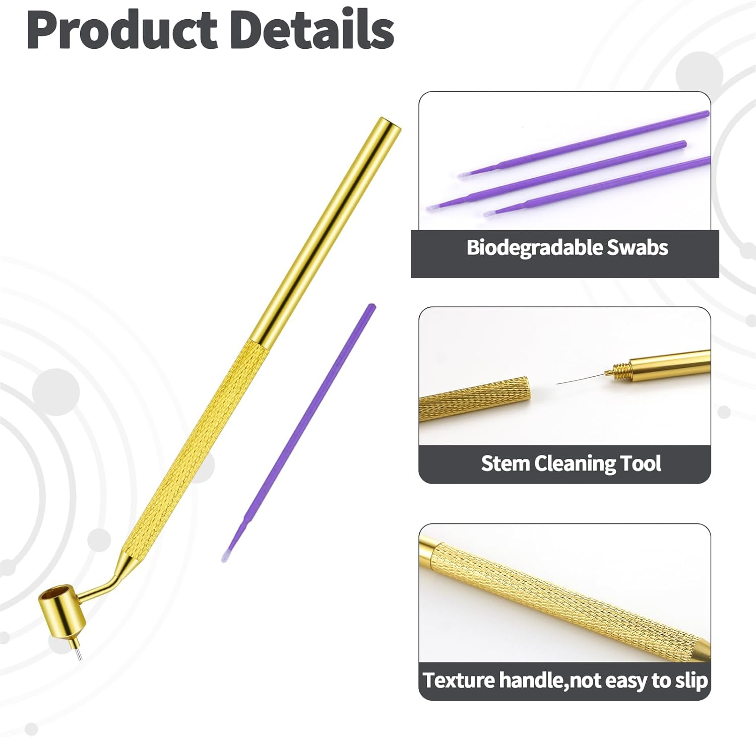 Detailing Fine Line Fluid Writer Paint Applicator Pen, 100 Pack 0.5 Mm Touch up Paint Brushes, Paint Applicator with Heat Accumulator for Car Repair Chips Car Scratches