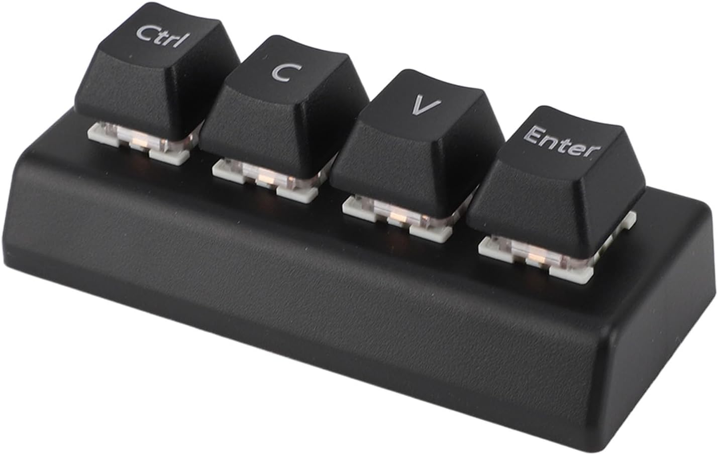 Gaming Keypad Strg C Strg V Tastatur Memory Function Macro Keypad Programmable Enter Keyboard for Family (Black) Gaming Keyboards image number 5