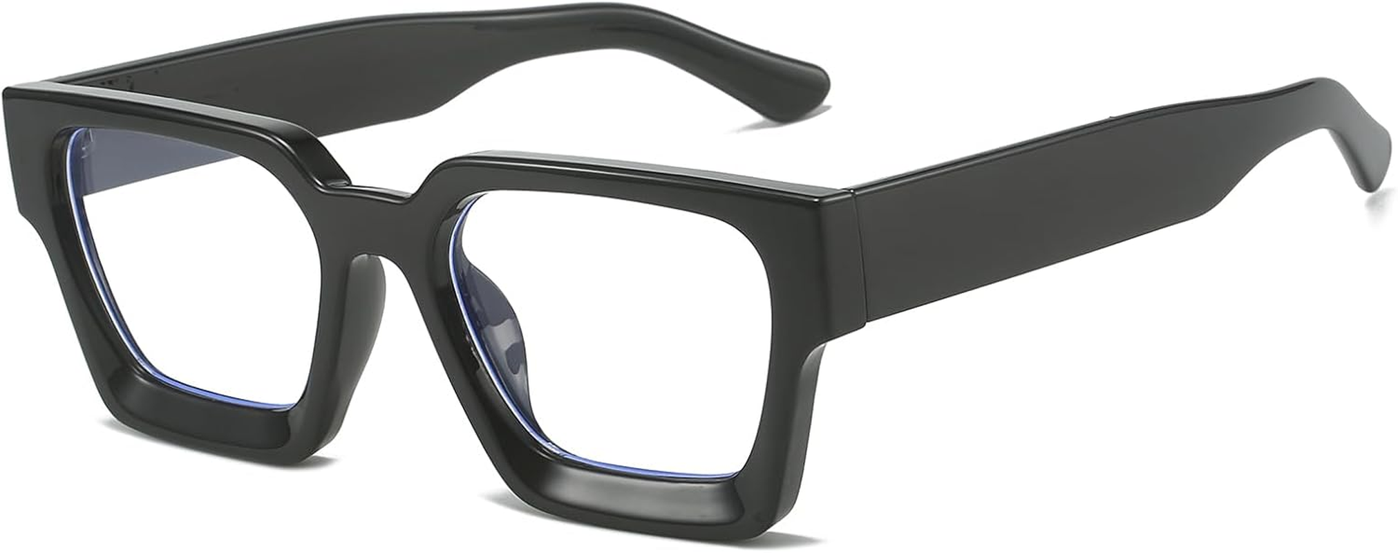 YAMEIZE Square Blue Light Blocking Glasses for Women Men Rectangle Blue Light Eyeglasses Computer Gaming anti Fatigue Clear Lens Glasses