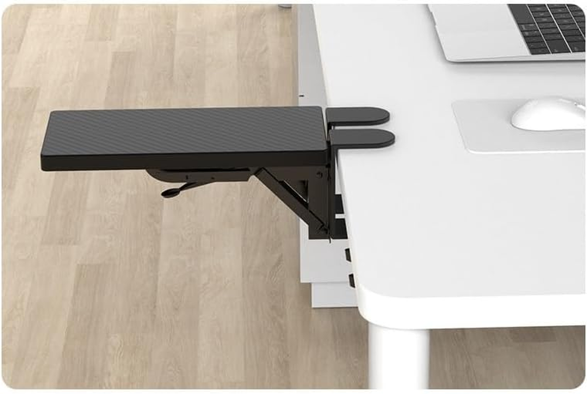 Computer Arm Rest for Desk, Suitable for Office Desks, Sturdy Mouse Arm Support, Computer Desk Extender, Suitable for Home and Office (Black, One Size) image number 1