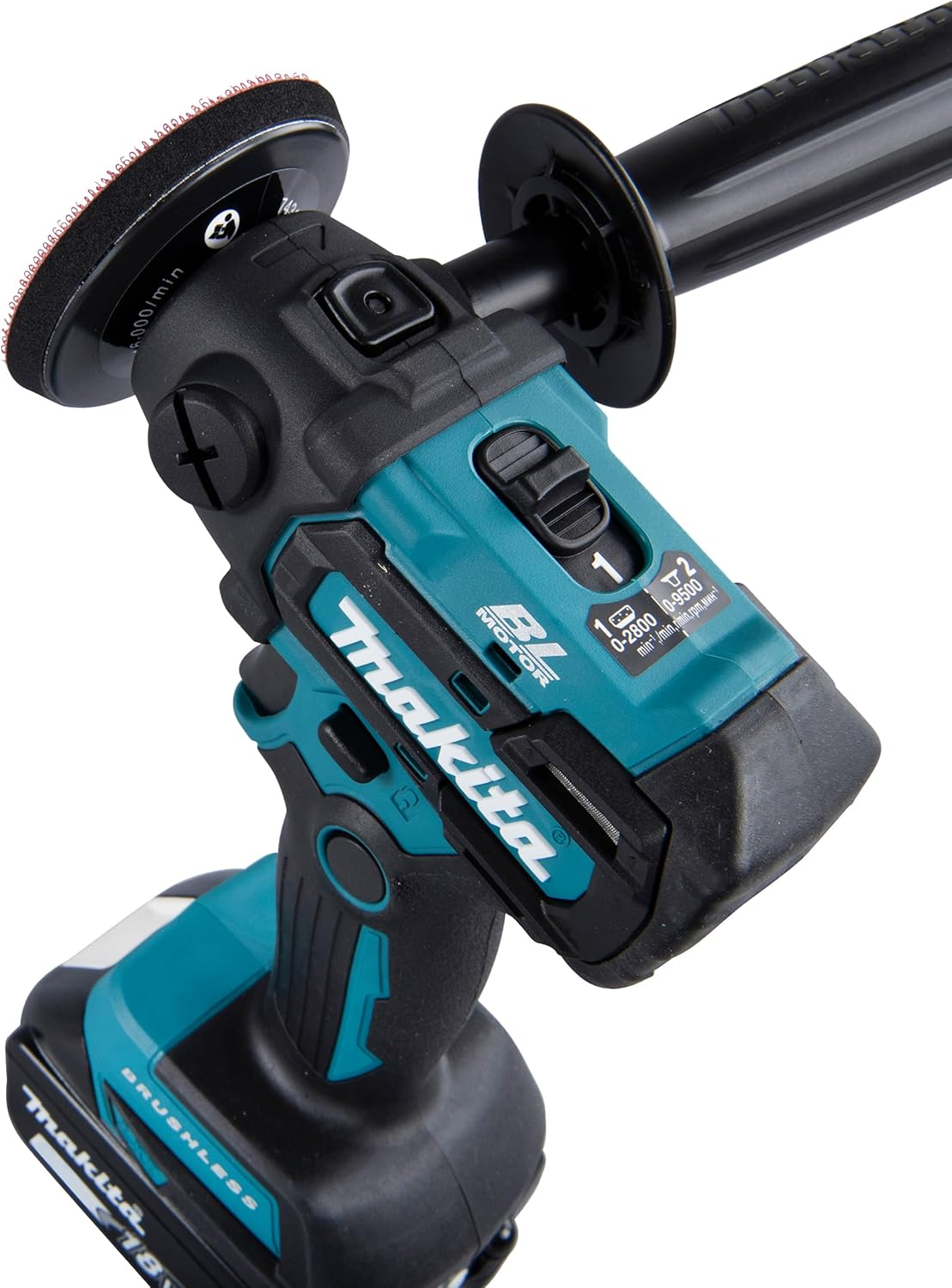 Makita 18V Brushless Max Li-Ion CXT Brushless Polisher image number 4