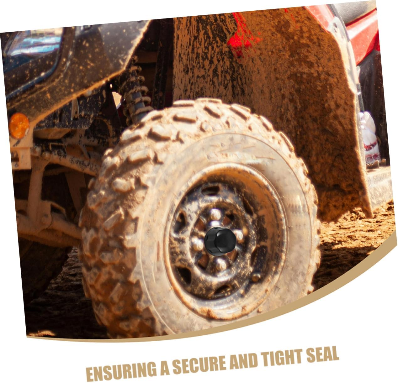 PLAFOPE 4Pcs ATV Rim Cover Caps Rubber Replacement Wheel Cover Fit for Easy Installation image number 5