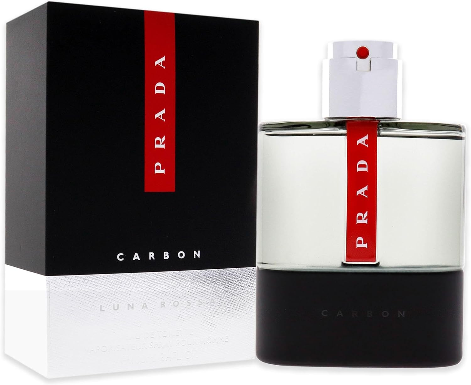 Prada Men'S Luna Rossa Carbon Eau De Toilette Spray 100 Ml image number 1