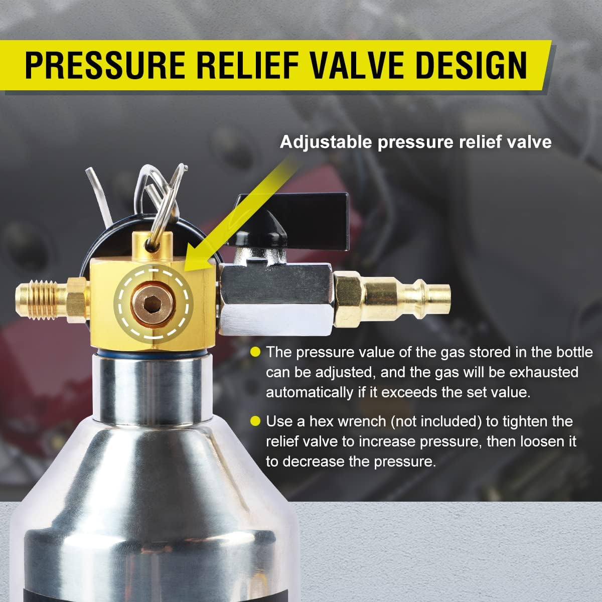 CMTOOL AC Flush Kit for House Car Auto AC Condenser Flushing Kit Automotive Home A/C Cleaning Kit HVAC AC Drain Line Flush Kit R134A R12 R22 R404 R410A AC Flushing Kit AC System Flush Kit Can Tool