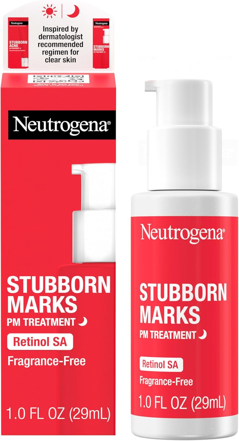 Neutrogena Stubborn Marks PM Treatment with Retinol, Fl Oz