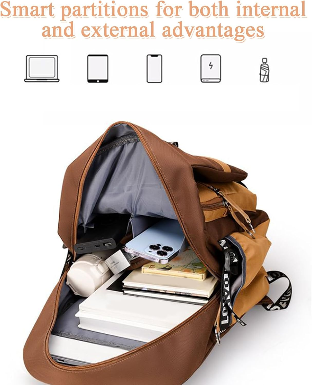 Capybara Backpack for Girls | Cartoon Capybara Backpack for School,Cartoon Stationery Waterproof Bookbag for Travel Daily Toddler Kids Students Birthday Holiday Graduation Christmas - B image number 3