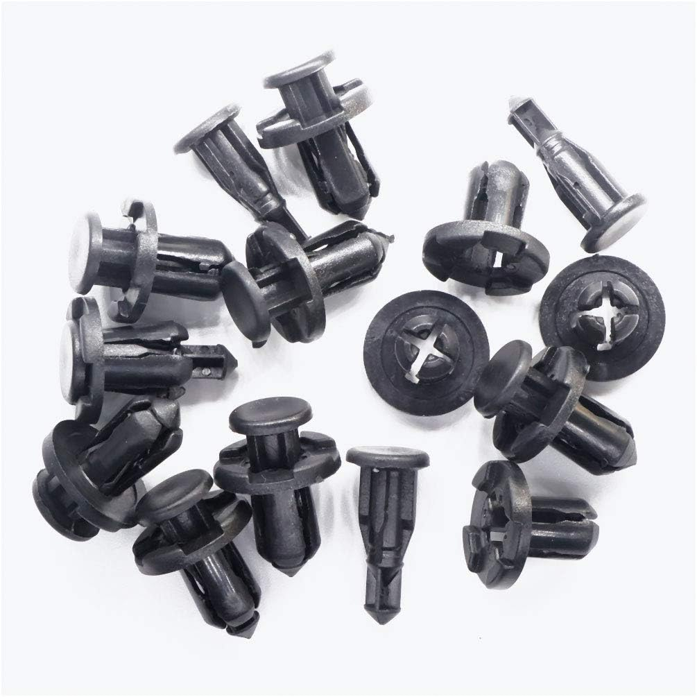 Lantee 20 Pcs Bumper, Engine Cover, Fender & Grille Push-Type Retainer Clips for Subaru 90914-0007 Baja, Forester, Impreza, Legacy, Outback & Tribeca 2000 - On image number 4