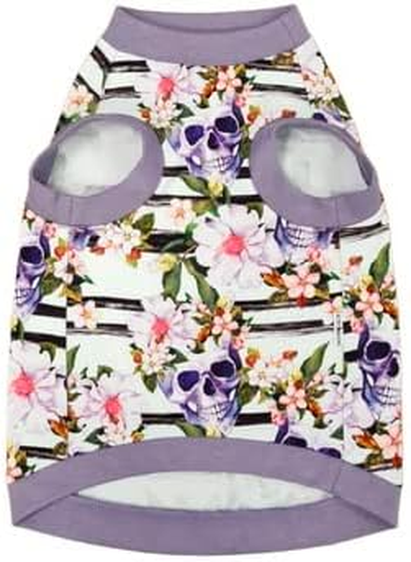 Kotomoda Purple Skull Cat T-Shirt for Sphynx and Naked Cats (Small) image number 3