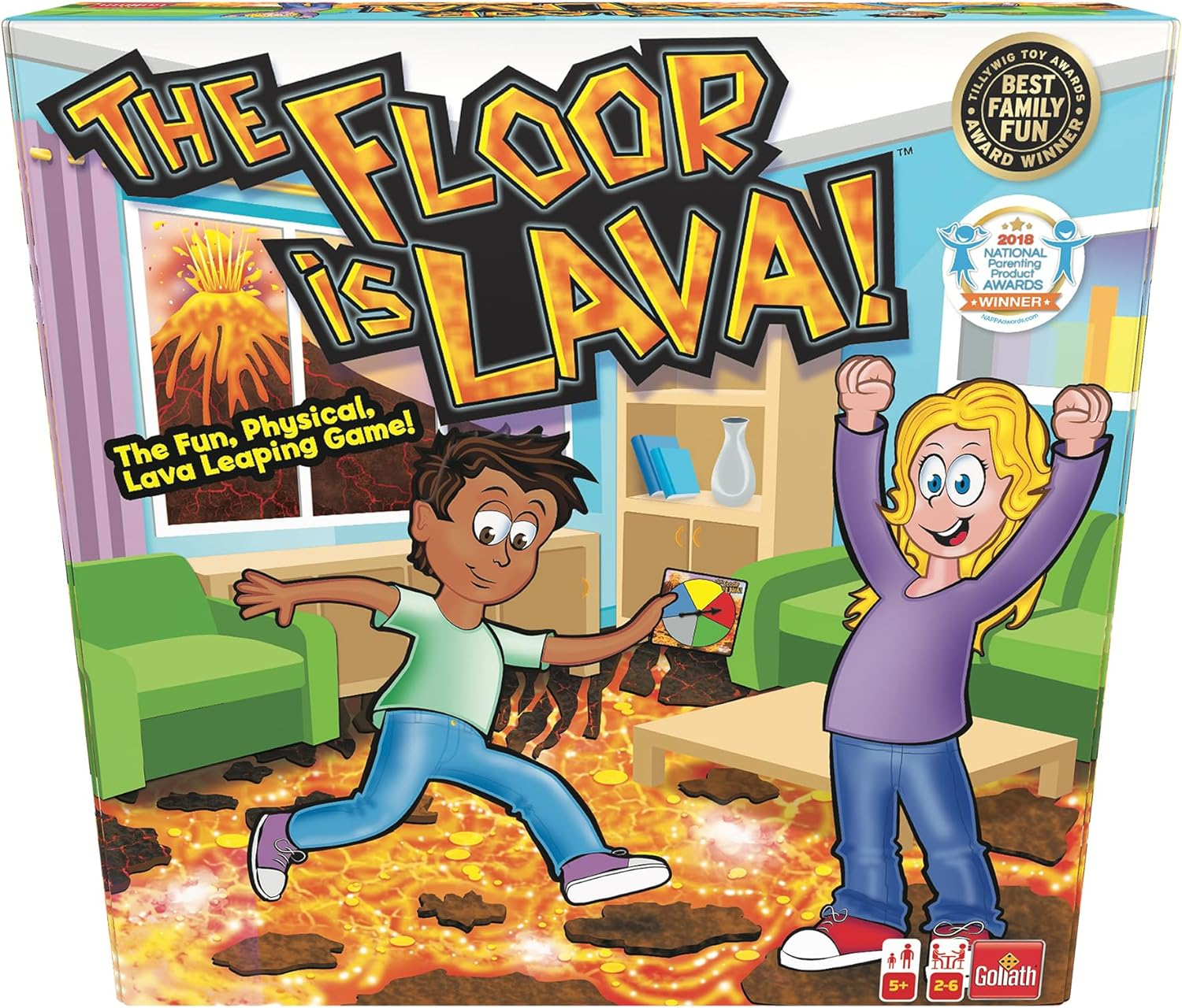 Goliath Floor Is Lava | Games | Kids Game | for Ages 5+ | for 2 or More Players image number 4
