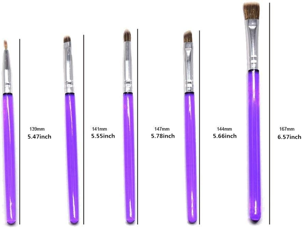 CENZICOM Brush Set Cake Decorating Tools Cookie & Cake Decorating Bakeware Kitchen,5 Pcs image number 1