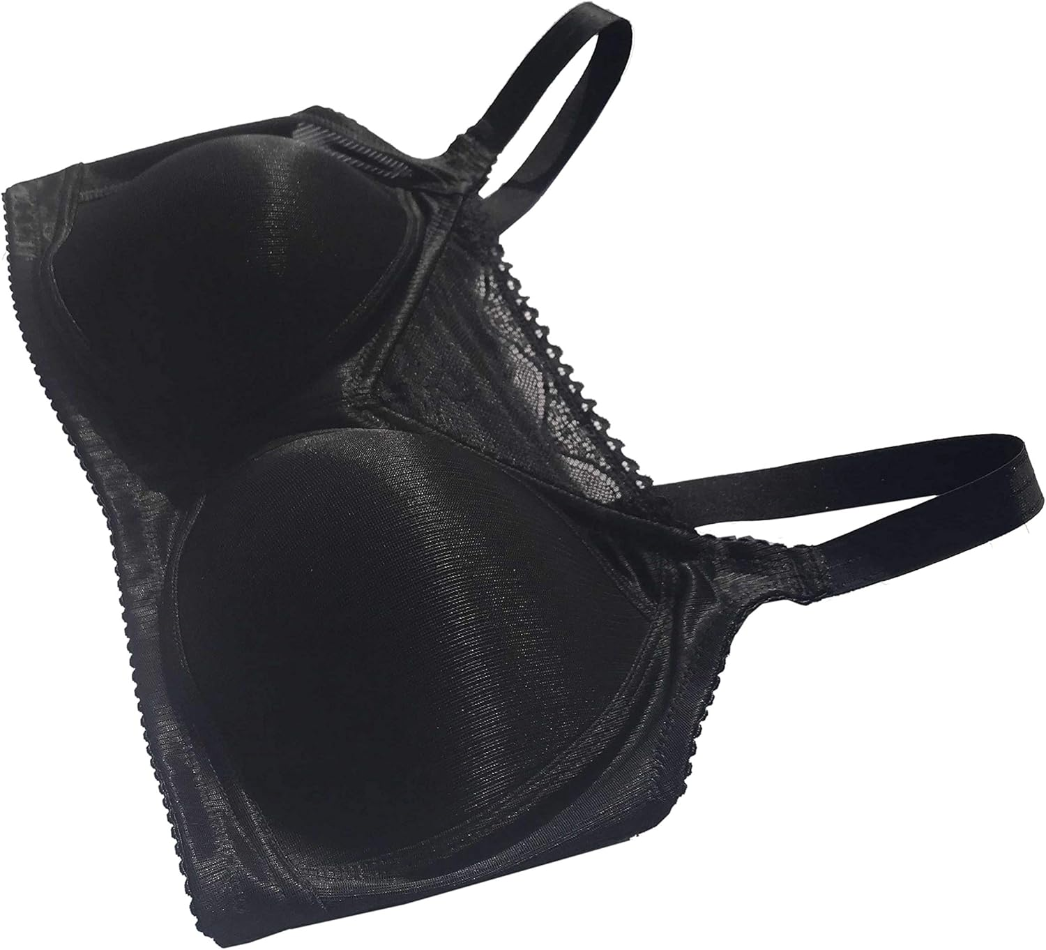 BIMEI Mastectomy Bra Pocket Bra for Silicone Breast Forms Comfortable Underwear Wire-Free Bra Lightly Padded Molded Cups8909Li