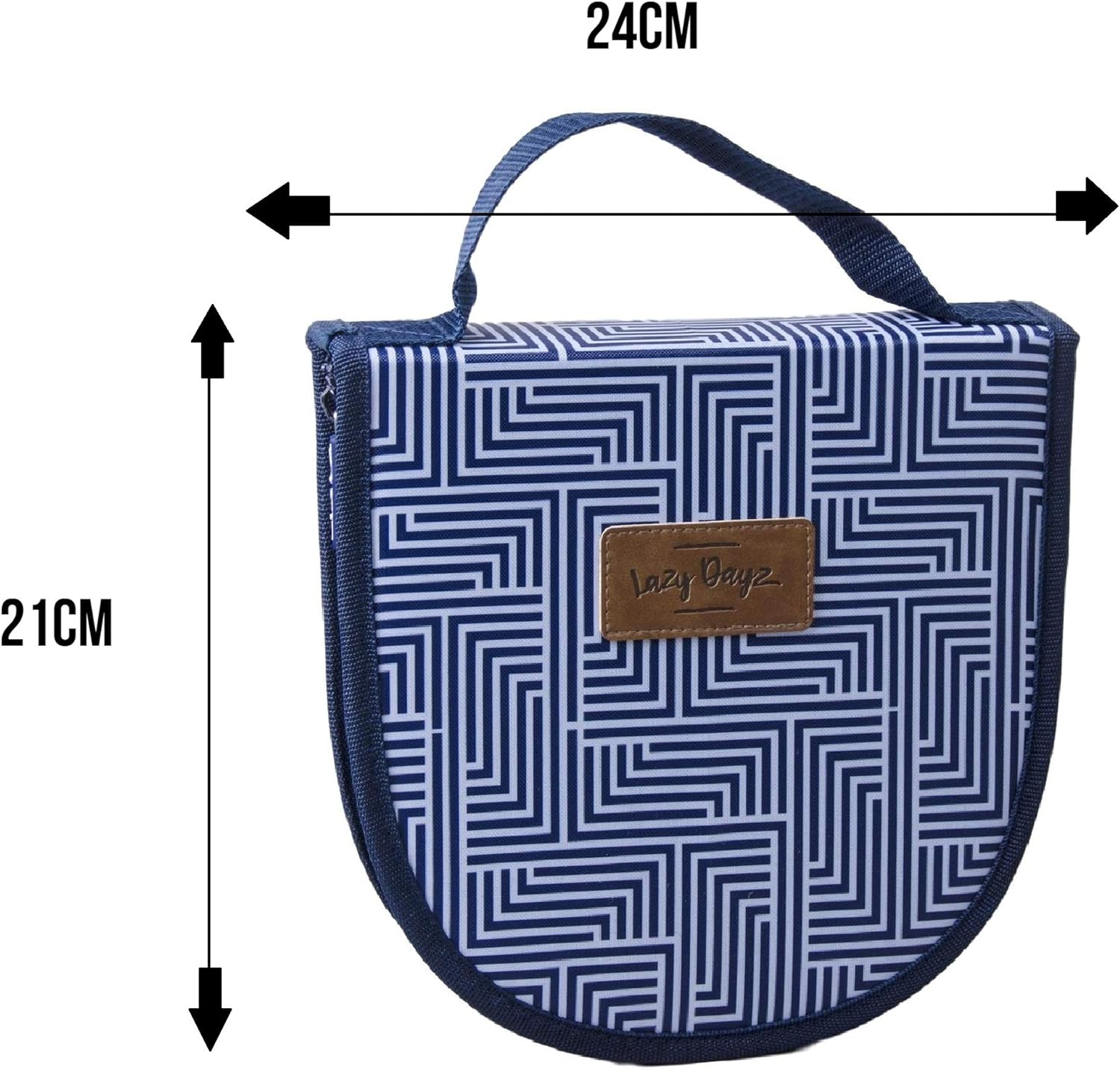 Lazy Dayz Camping Silverware Kit Cutlery Organizer Utensil Picnic Set Portable Flatware Holder-8 Piece Stainless Steel Utensils with Plates for Camp Kitchen Bbq'S Travel Cutlery Set for 2 Person image number 4