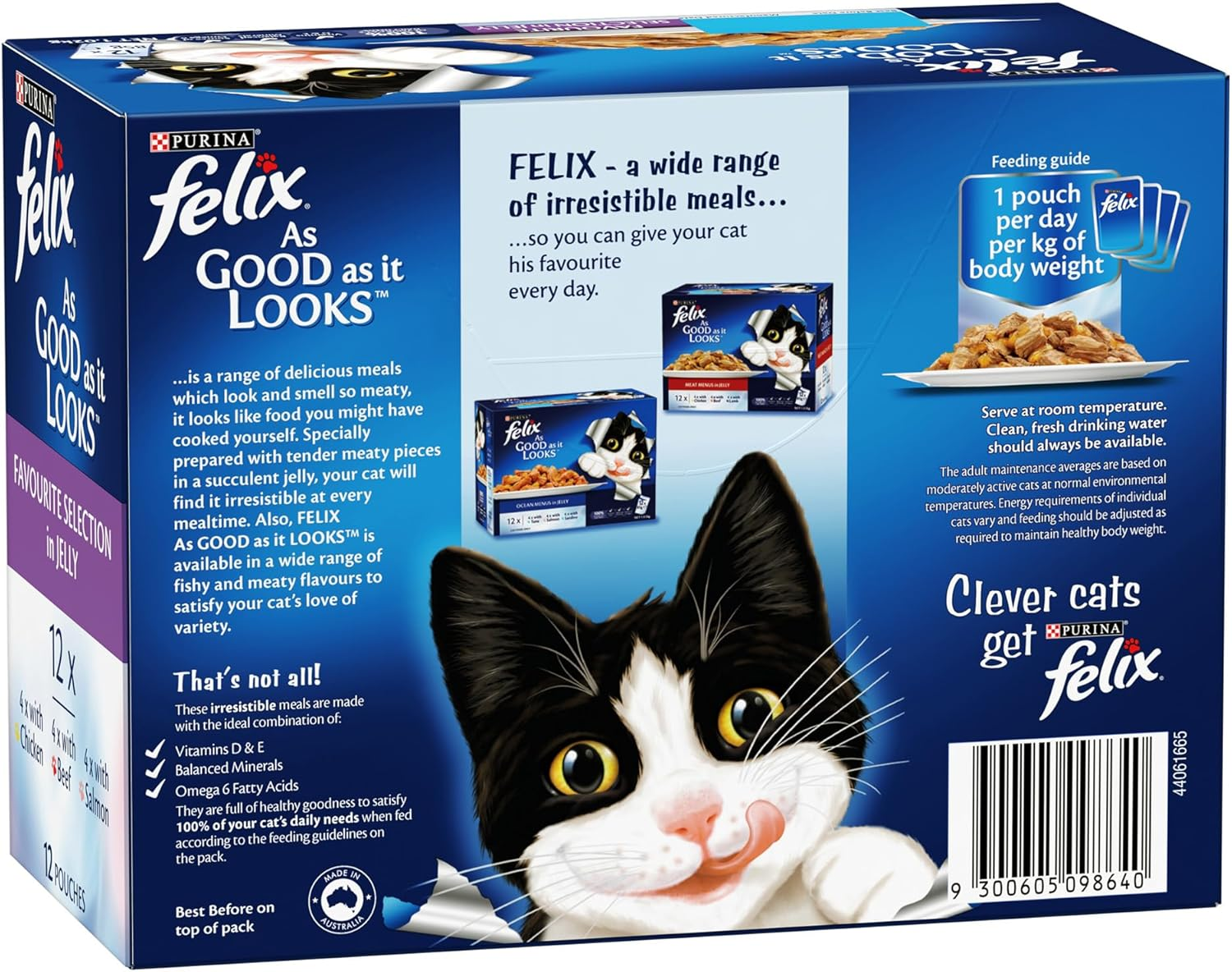 Felix as Good as It Looks Favourite Selection in Jelly Wet Cat Food, 85 G (Pack of 12) image number 2