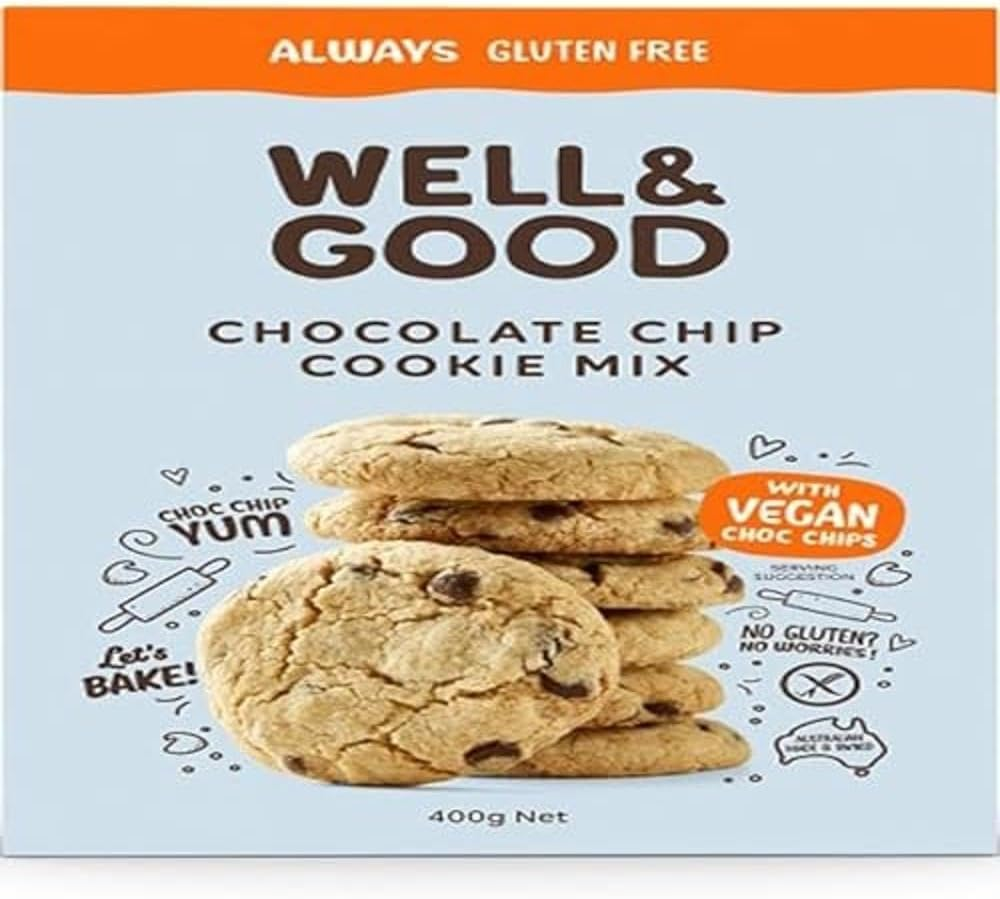 Well and Good Choc Chip Cookie Mix 400 G