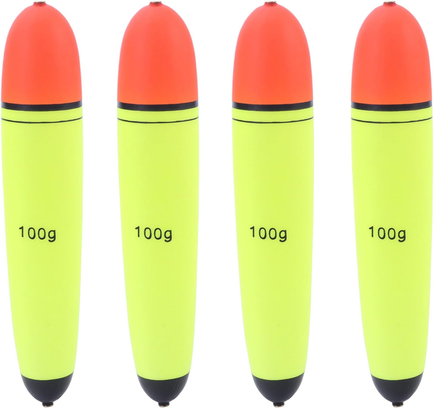 QXPDD 4Pcs Fishing Bobber Float EVA Foam Floats Fishing Floats,Fishing Slip Bobbers for Pike Perch Carp Bass Saltwater Freshwater Fishing,80G