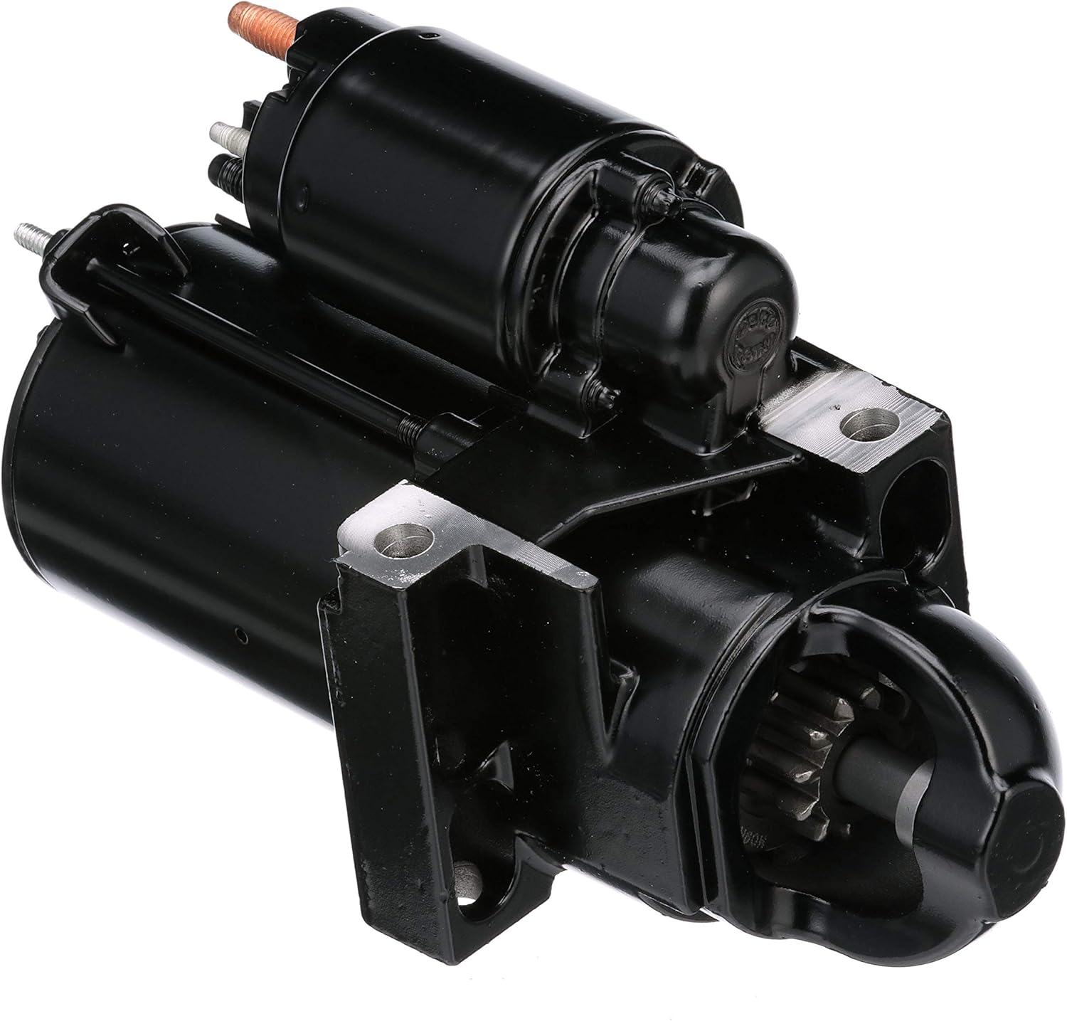 Quicksilver 863007A1 Starter Motor Assembly for Mercury V-6 and V-8 Mercruiser Engines Made by Gener Motors 1983-2016 and 3.0L Stern Drive Engines 1999-2015 image number 1