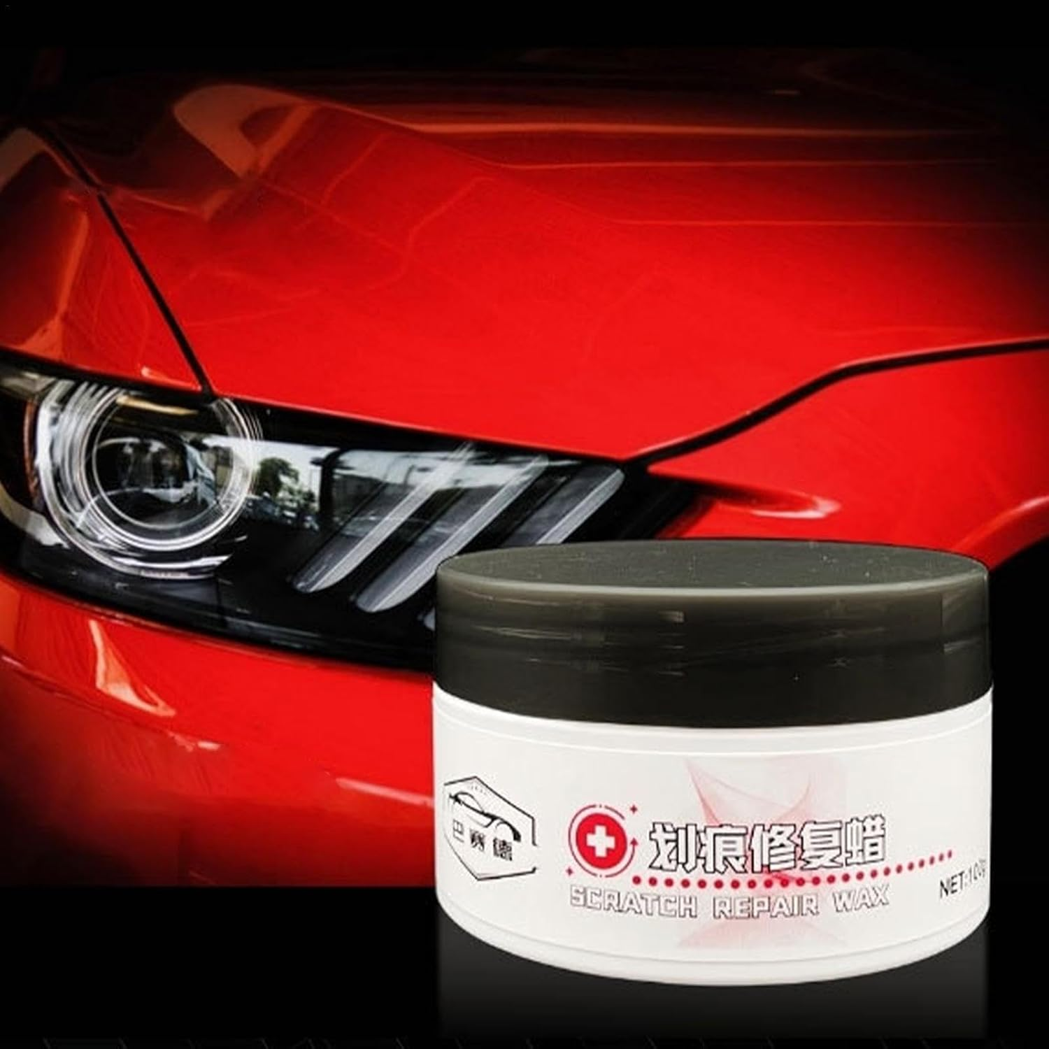 Paint Scratch Remover Wax, 100G Repair Car Paint Wax Scratch Removing Solution, Automotive Maintenance Car Exterior Care Paint Wax for Caravan, Racing, Minivan image number 2