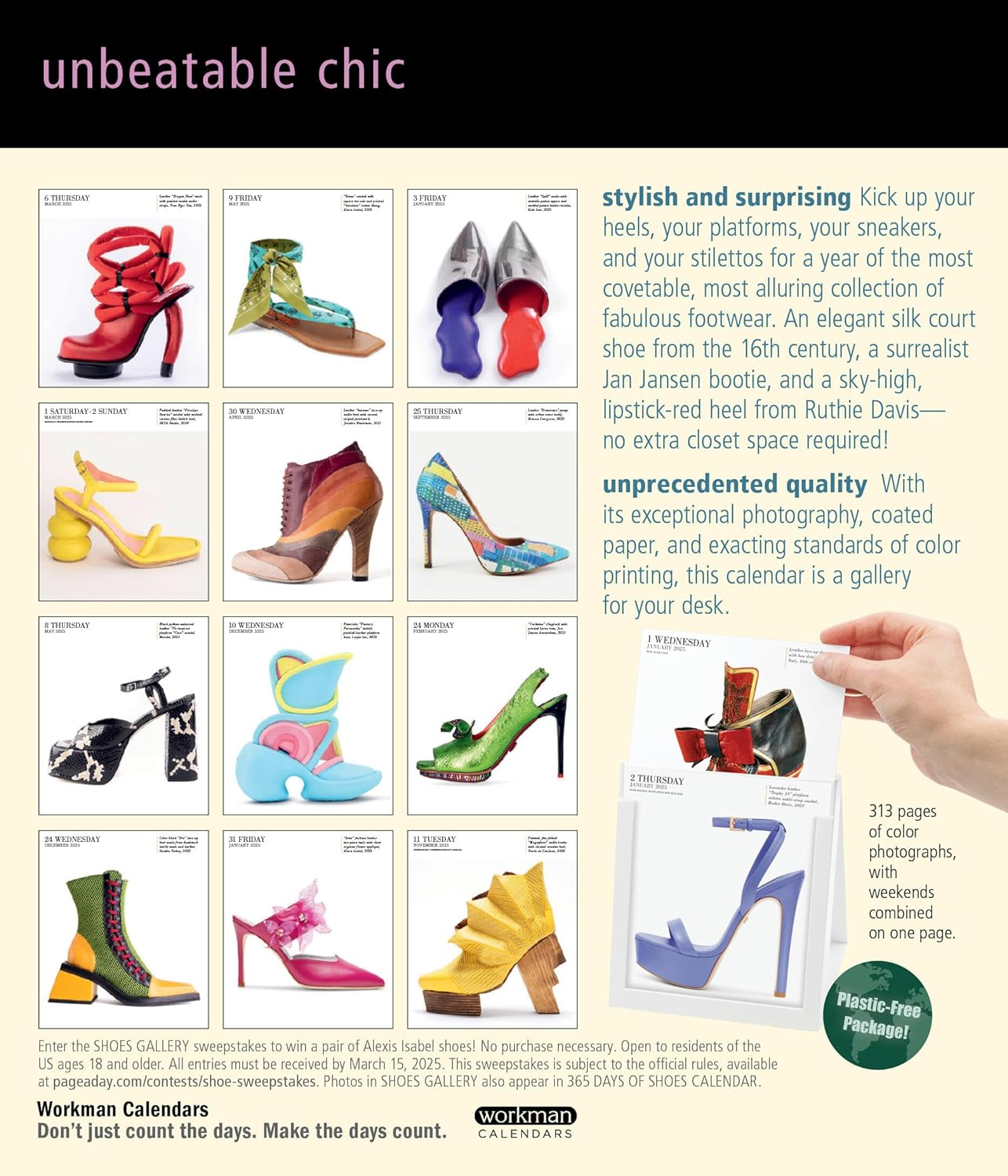 Shoes Page-A-Day Gallery Calendar 2025: Everyday a New Pair to Indulge the Shoe Lover'S Obsession image number 6