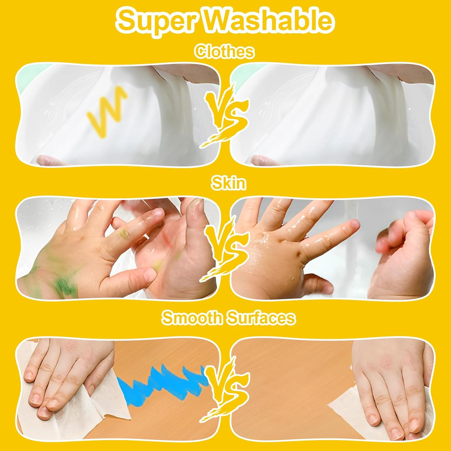 SAYEEC Dot Markers 12 Vibrant Colors Washable Markers for Kids Art Coloring Book Markers round Tip Drawing Pens Broad Line Paint Markers for Toddler Preschool Children Early Childhood School Classroom