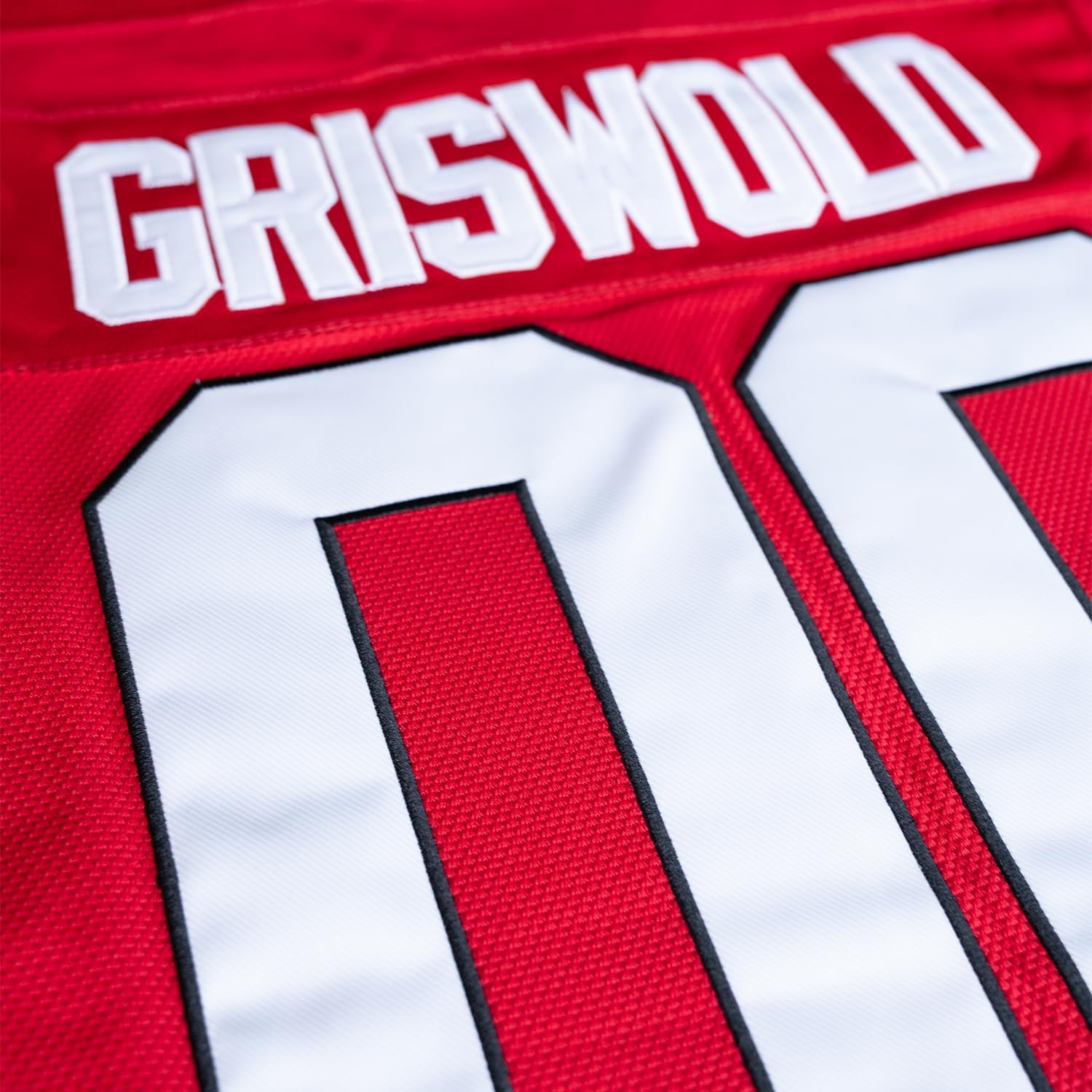 UNLC Eway Clark #00 Griswold Hockey Jersey Red