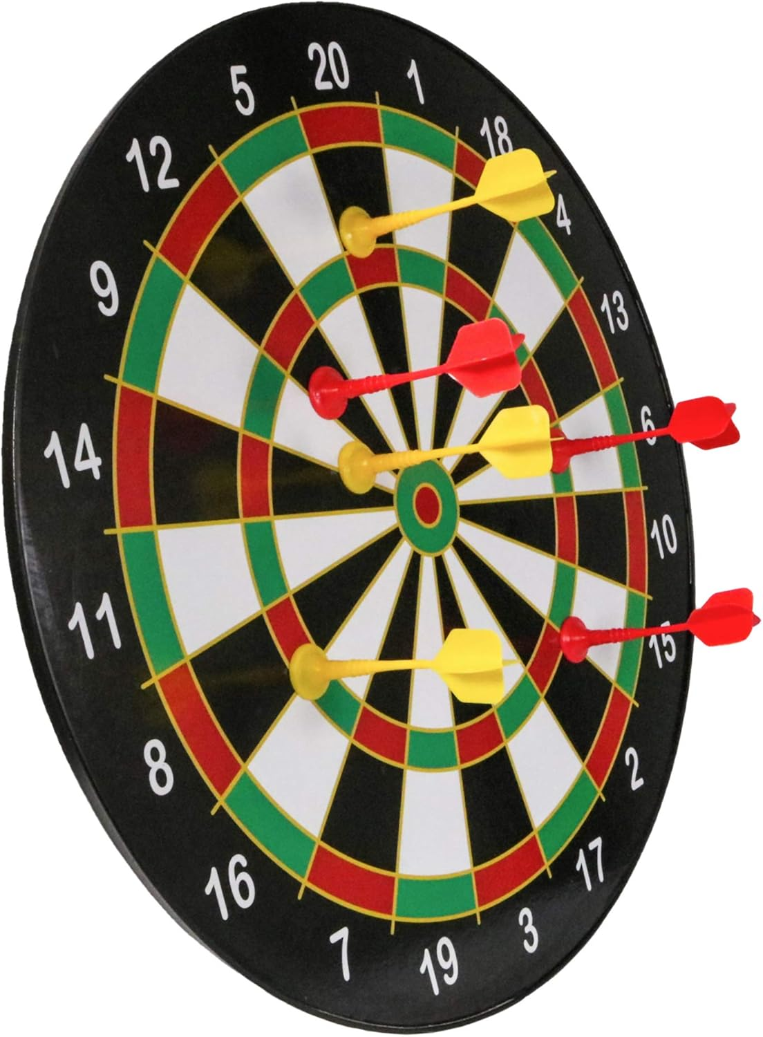 Doink It 16" Magnetic Dartboard with 6 Darts "M.Y"