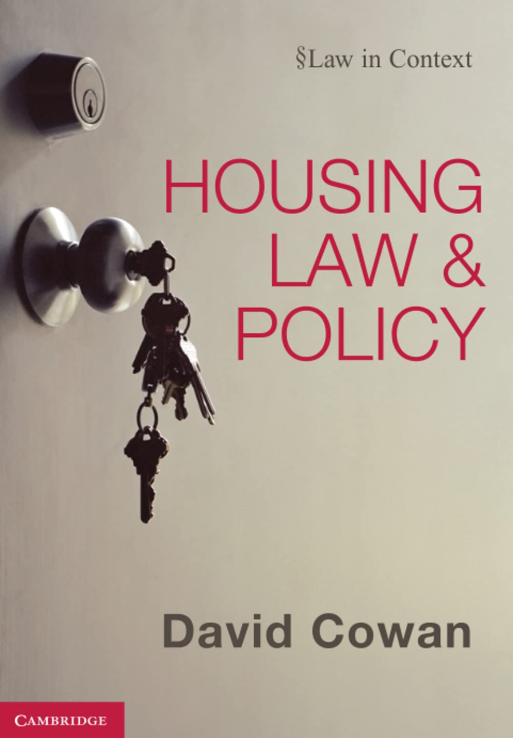 Cambridge Housing Law and Policy Book - Paperback - 29 September 2011 image number 2