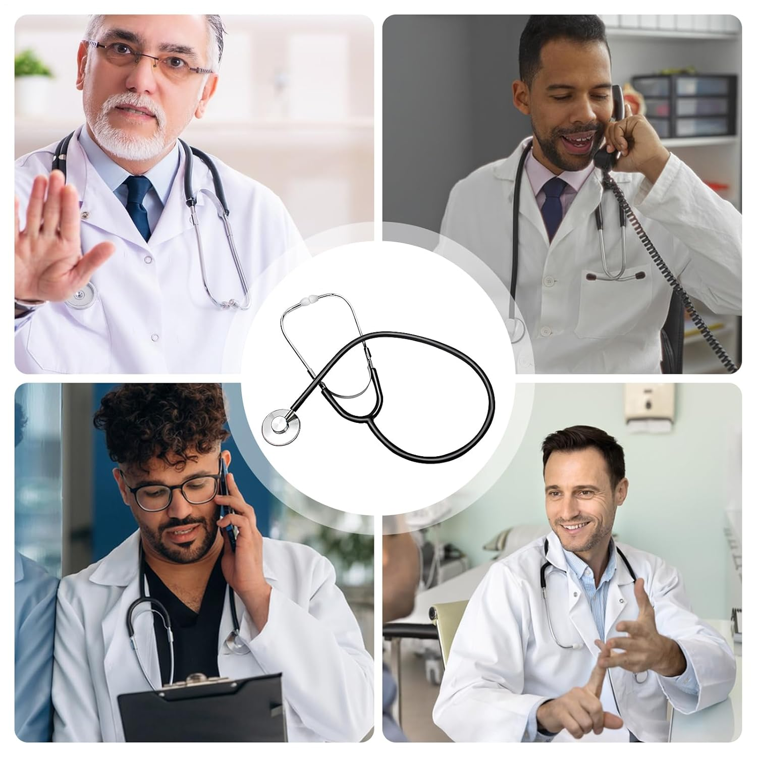 Nurse'S Stethoscope | Stethoscope for Nurse - High-Precision Sound Instruments for Students Adult Doctors Home Health image number 1