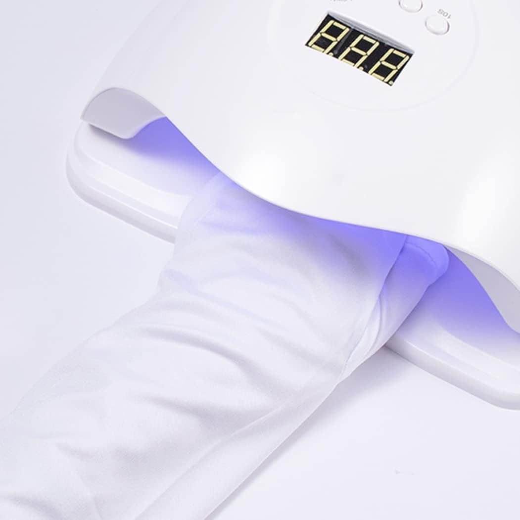 Nail Uv Protection Gloves Gel Polish Nail Dryer Uv Shield Gloves Nail Uv Shield Glove anti Uv Glove White 1Pair image number 5