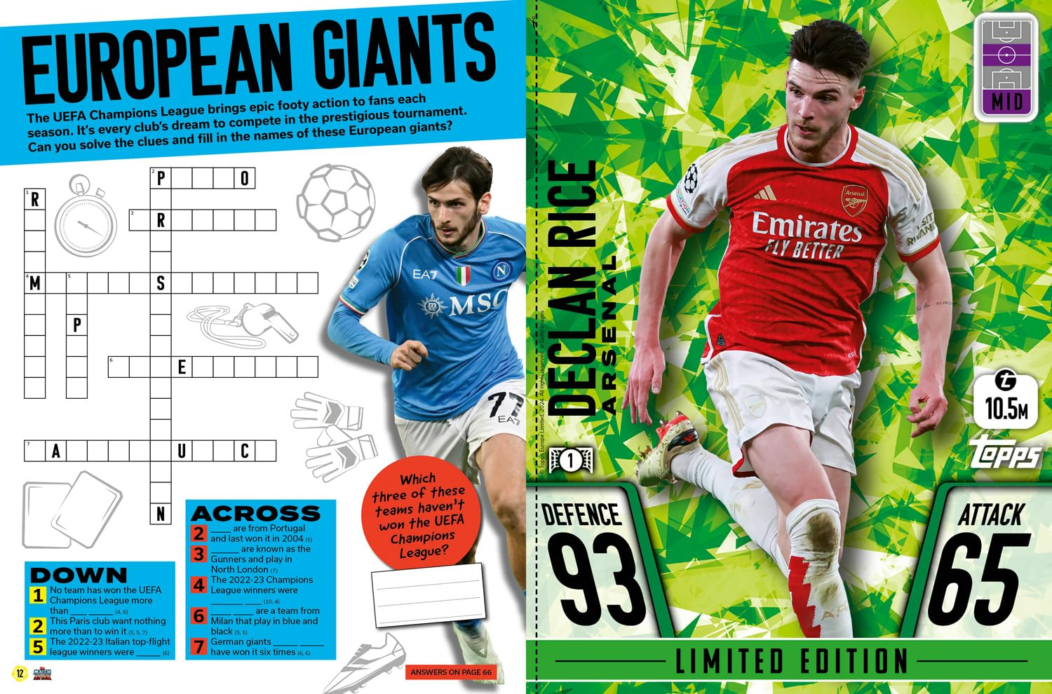 Match Attax Annual 2025: the Brand New and 100% Official Companion to the Ultimate Trading Card Game. Featuring the Biggest Teams and Greatest Players with Facts, Stats, Puzzles for Football Fans! image number 2