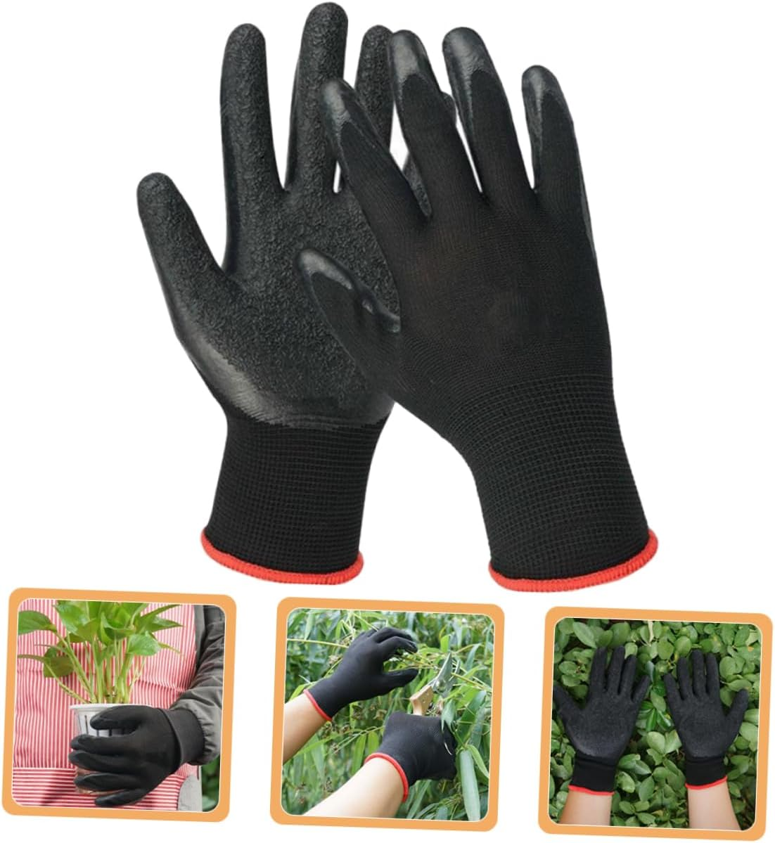 1 Pair Small Gardening Puncture Proof Waterproof for Men Women Claws Cut Resistant for Yard Work image number 1