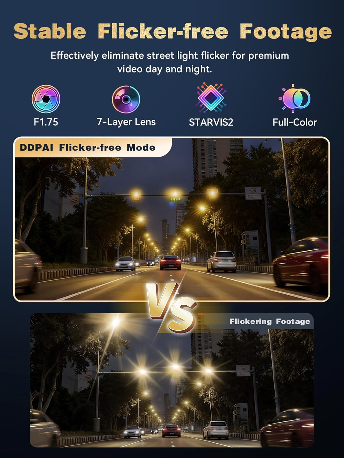 DDPAI 4K+2K Dash Cam Front and Rear, STARVIS 2 IMX678 Dash Cam for Cars, Free 64G Emmc, Dual HDR, 5G Wifi, GPS, 3" IPS, AI ISP Night Vision, 24H Parking Mode, 4G Available, ADAS, Z90 Pro image number 1