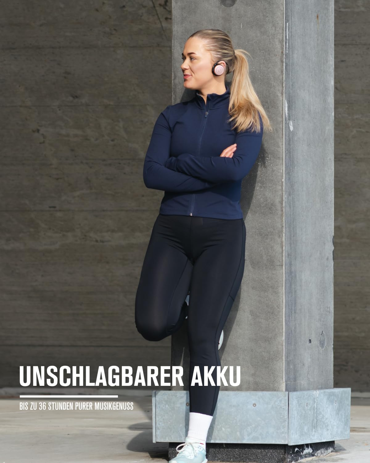 MIIEGO AL4 Freedom Mini Bluetooth Headphones - Short Neckband & Secure Fit - Wireless & Waterproof - Clear Sound & Long Battery - Rose Gold image number 1