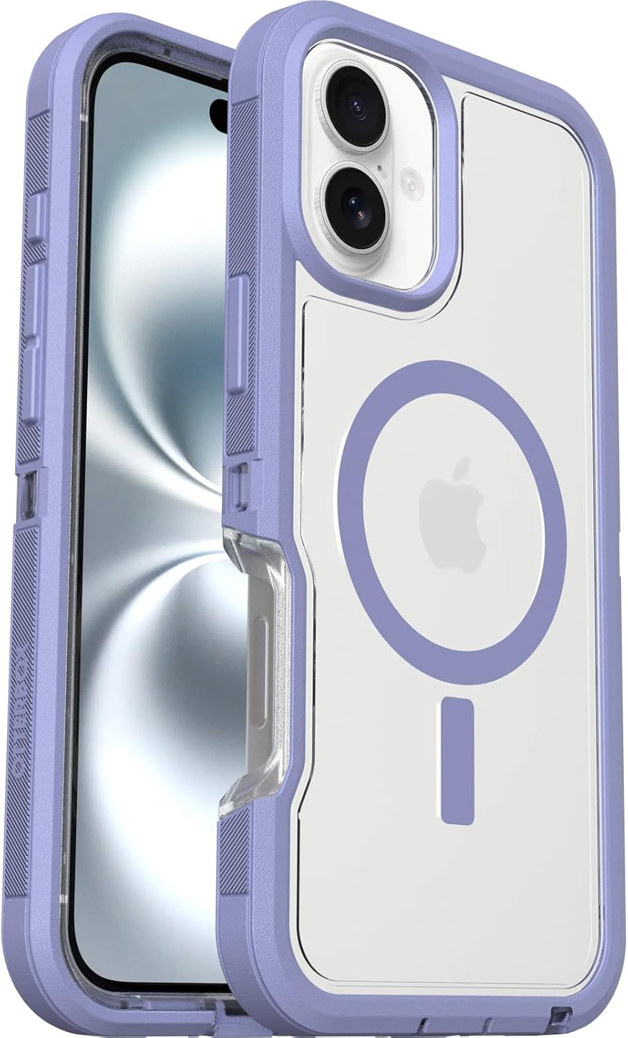 Otterbox Defender XT Clear Iphone 16 Pro Max Case, Lavender Haze - Clear/Purple US Military MIL Standard