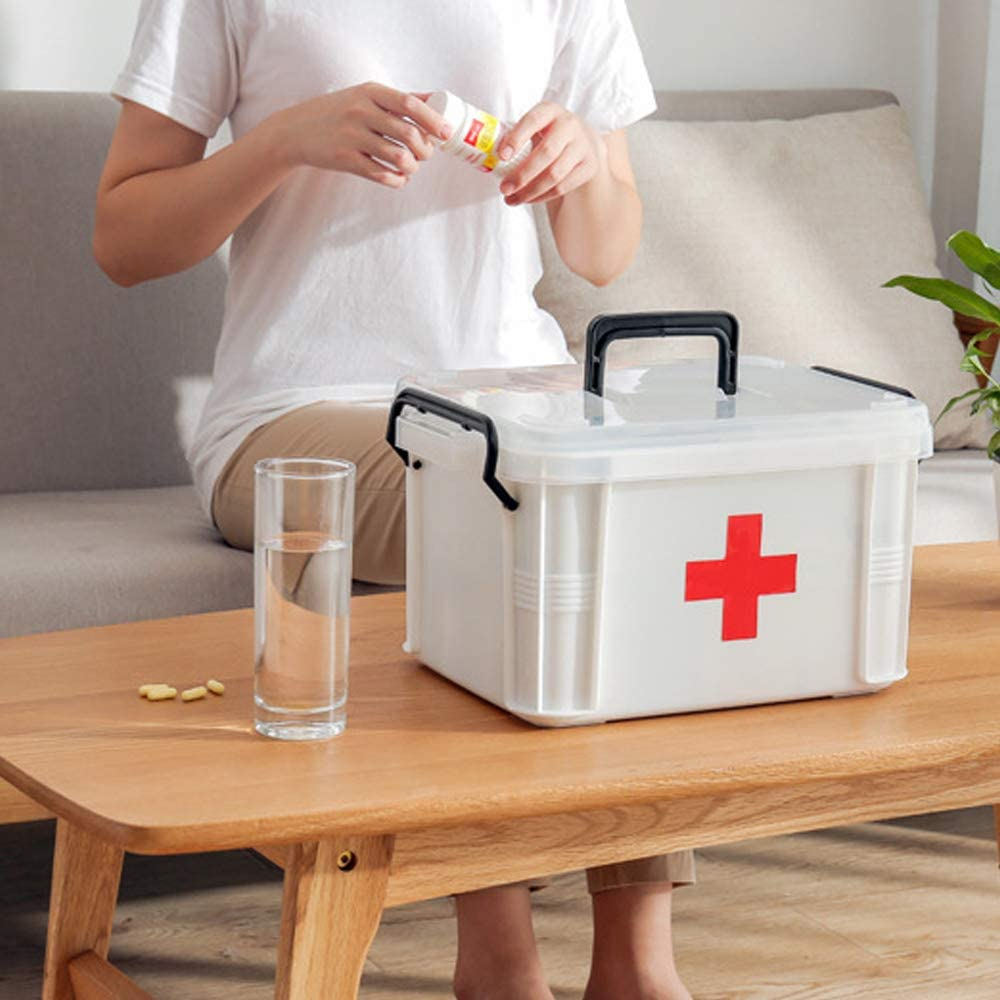 Zitan Medicine Chest with Handle First Aid Kit II - 34.5 Cm X 23 Cm X 19 Cm image number 2