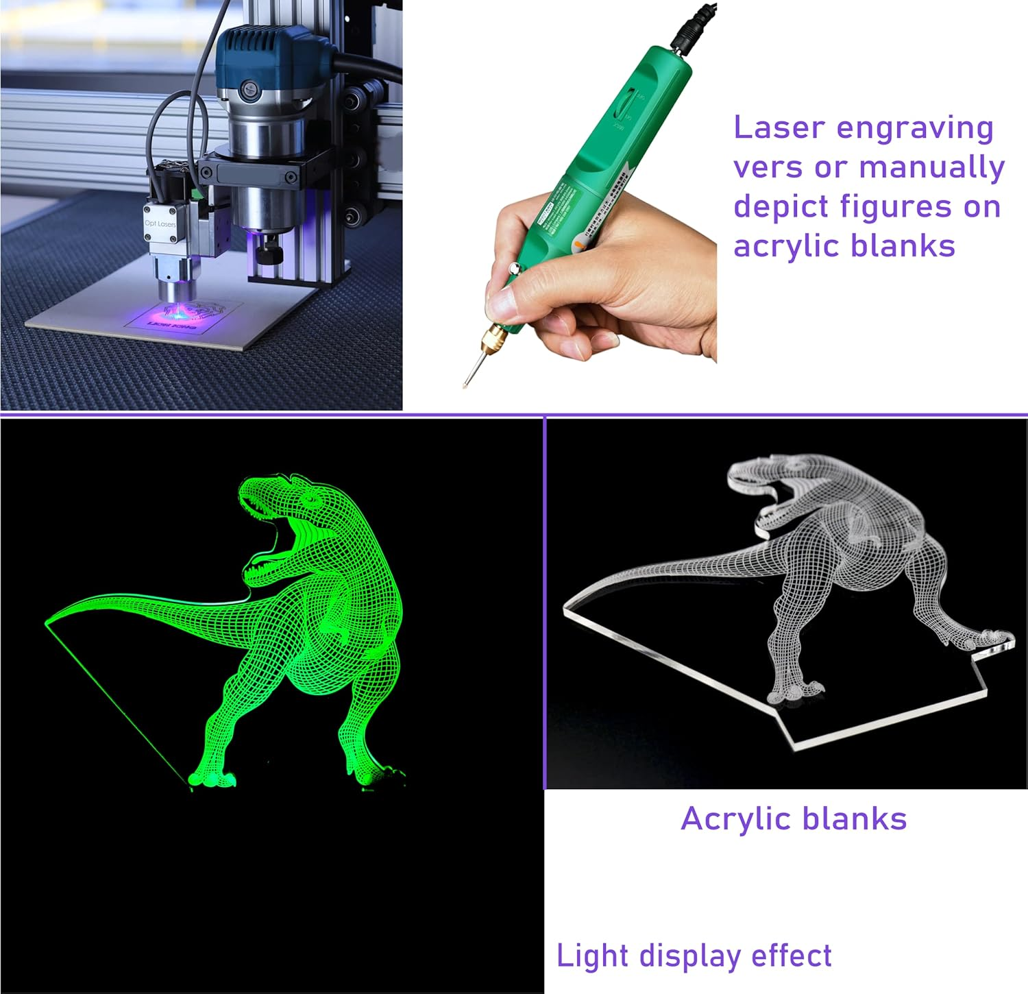 VANSIHO 16 Colors 3D LED Night Light Base Fit for DIY 3D Illusion Pattern on Acrylic Blanks for Kids/Boys/Girls,12 Sets 3D Night Lamp with Remote Control USB Cable(12Packs) image number 6