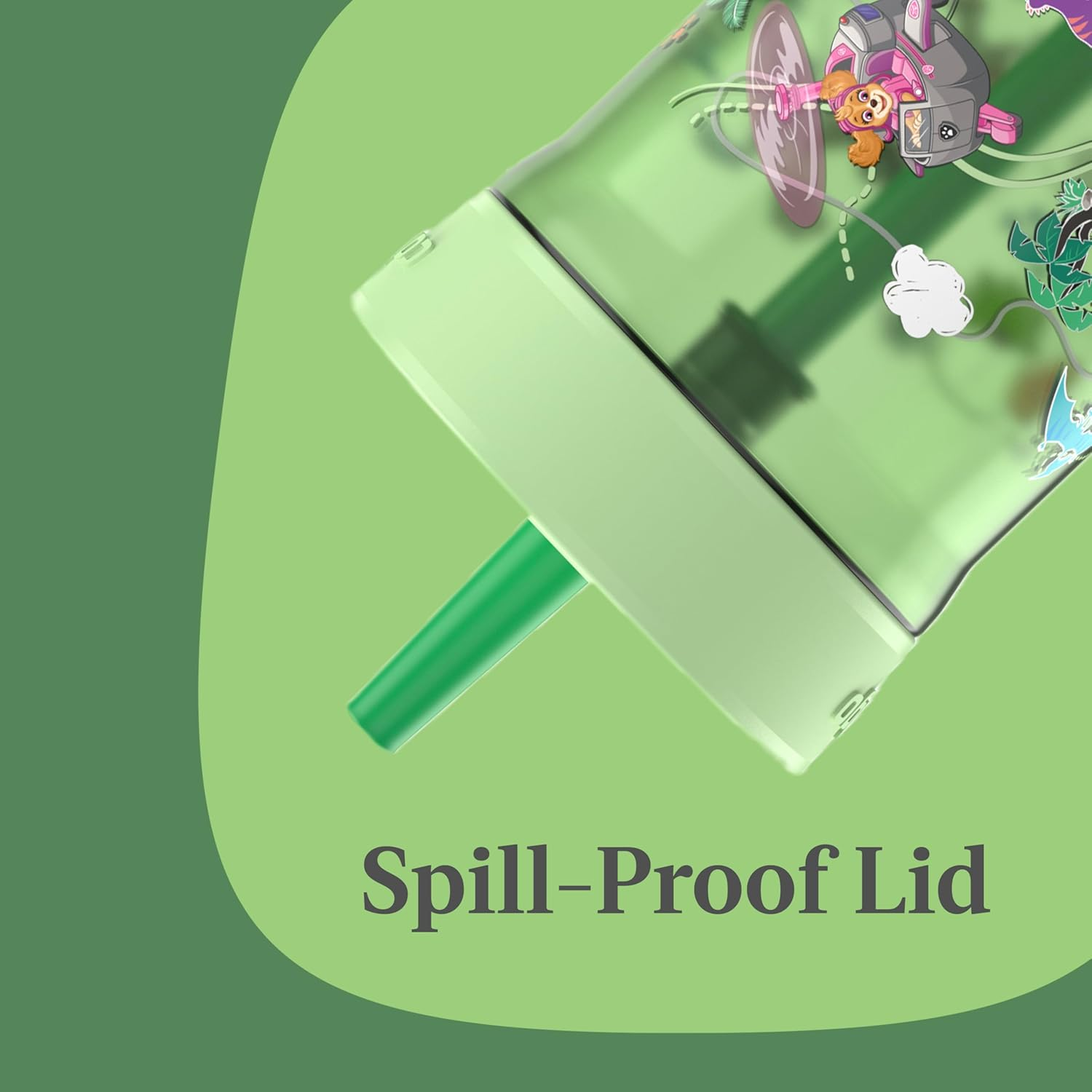 Contigo Leighton Straw Tumbler, 14 Oz, Cool Lime (Dogs) - Green image number 5