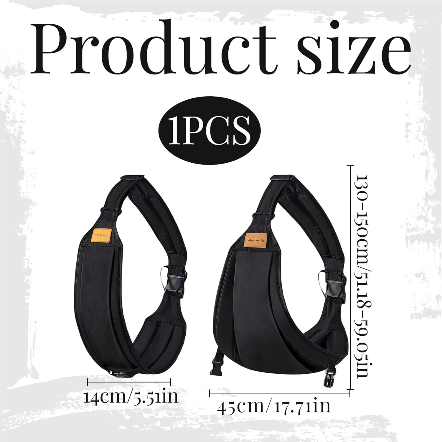 Toddler Carrier, 1 Pcs Baby Sling Carrier, Adjustable Toddler Sling Carrier, Multifunction Ergonomic Baby Carrier, 0-3 Years Old Babies Non-Slip Side Waist Sling for Shopping Travel Outdoor image number 5